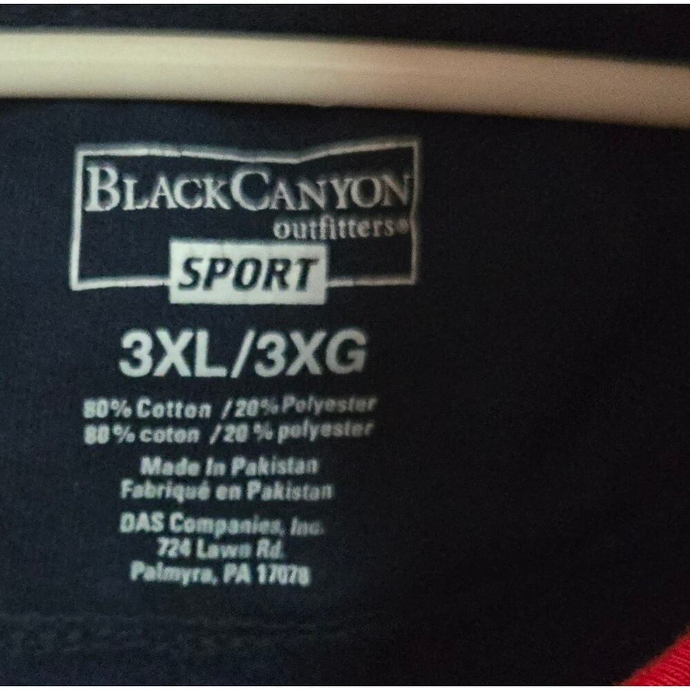 Black Canyon Outfitters Sport Sweatshirt New England 3XL Navy Hoodie 80% Cotton - Picture 5 of 7